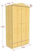 Kleiderschrank natur